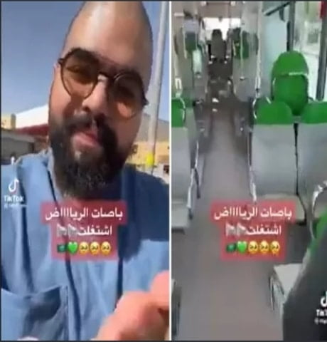 شاهد : مقيم مصري يحرج السعوديين بما كشفه عن حقيقة الوضع داخل حافلات الرياض