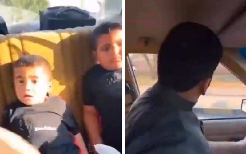 بالفيديو: القبض على مراهق في الكويت يفحط بطفلين ويدخل في قلوبهم الرعب