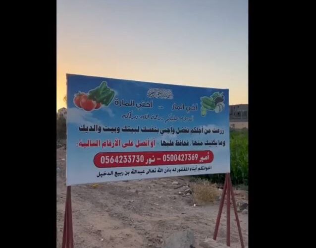 شاهد كيف تحولت مزرعة سعودي في هذه المدينة بعد ما اصبحت وقف؟؟