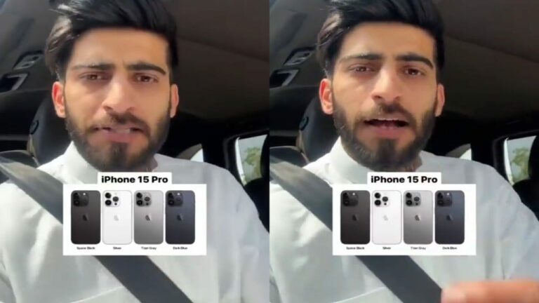 شاهد شاب سعودي يهاجم شركة آبل إطلاق هاتف آيفون 15 الجديد.. ويثير الجدل مع مهتمي الجهاز بالمملكة