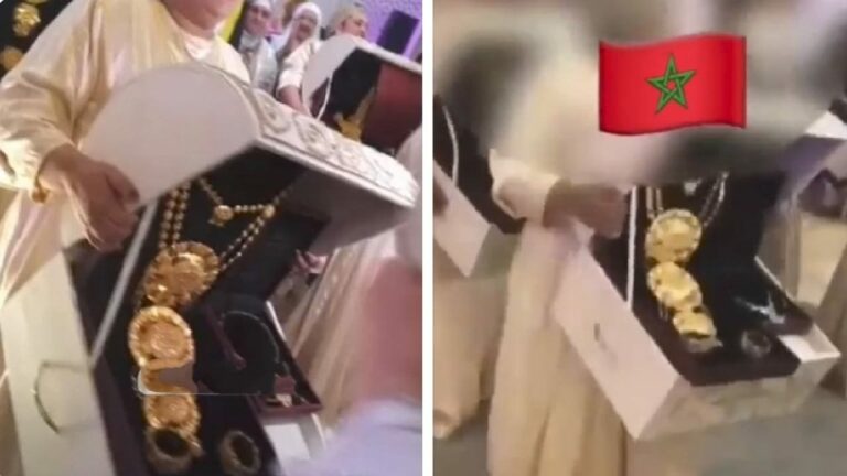 شاهد بالفيديو: مغربية تستعرض مهرها بعد زواجها من شاب سعودي