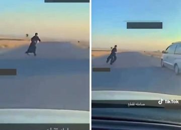 بالفيديو: فتاة سعودية تفاجئ قائد سيارة وتقطع الطريق أمامه بطريقة غريبة.. النهاية غير متوقعه