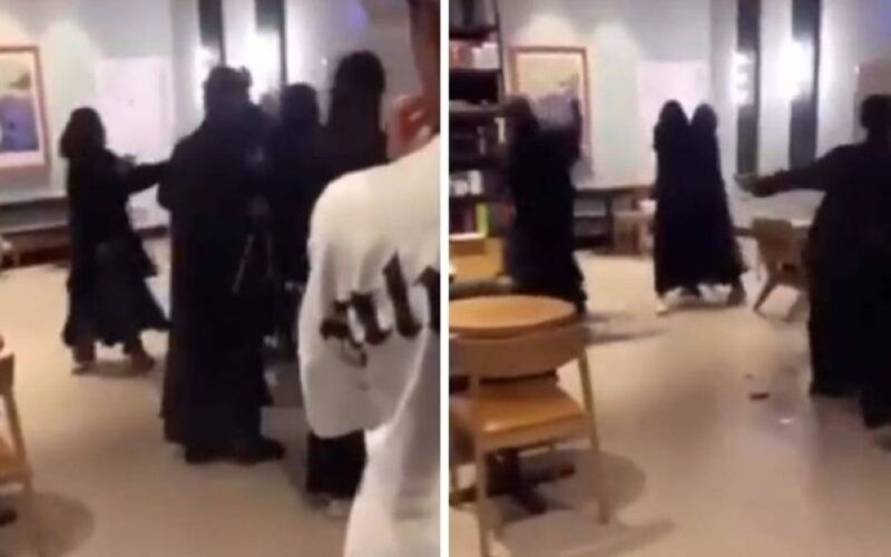 شاهد: 6 مراهقات سعوديات فعلن في السوق ما لا يخطر على بال أحد وكاميرات المراقبة وثقت الحادثة المخجلة (فيديو)