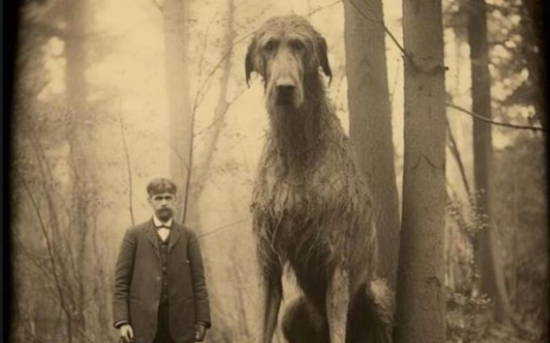 آخر كلب صيد عملاق بأيرلندا.. صورة عمرها 120 سنة تحصد آلاف المشاركات!