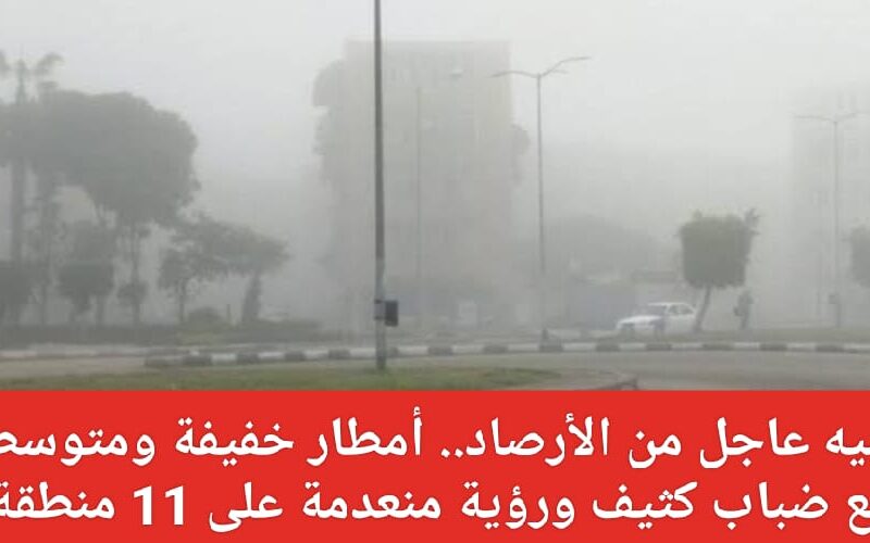 المركز الوطني للأرصاد يحذر المسافرين في الساعات القادمة.. أمطار مع ضباب كثيفة ورؤية منعدمة على 11 منطقة في السعودية