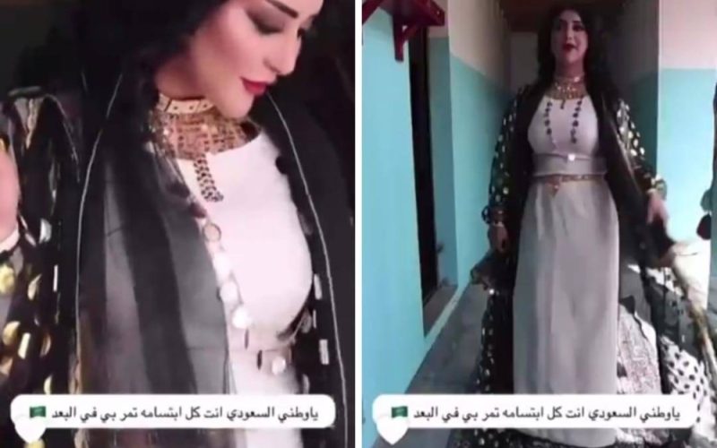 شاهد: زوجة فنان سعودي شهير تظهر بفيديو مسرب وهي تستعرض ملابسها في البيت.. جمالها وأناقتها أذهلت الجميع!!