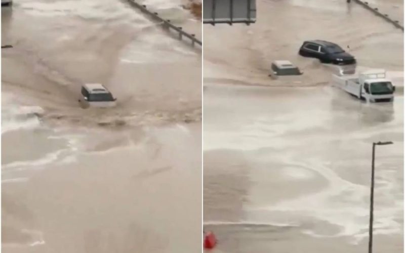 بعد أن تعطلت جميع السيارات.. شاهد السيارة الوحيدة التي انتصرت على فيضانات الأمطار في دبي وكم سعرها في الإمارات