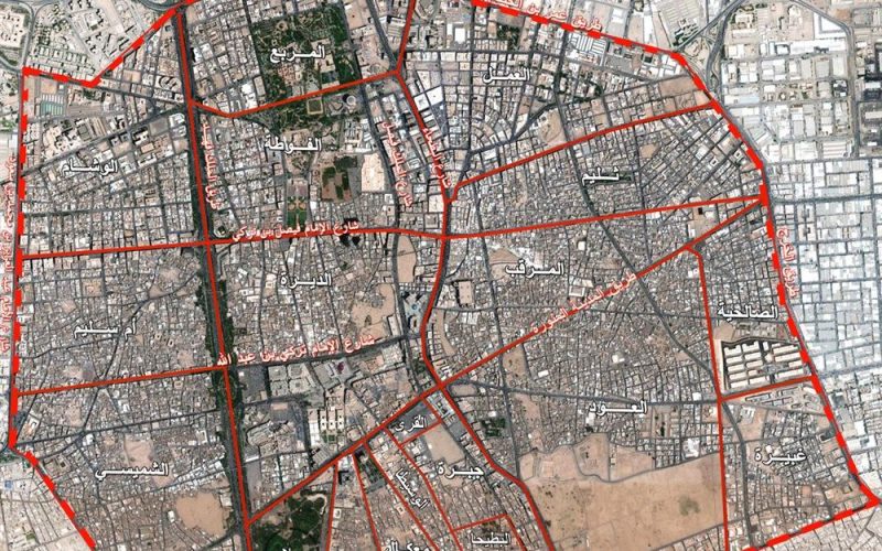 تعرف على خريطة هدد مكة 1445…أسماء الأحياء العشوائية التي عليها إزالة